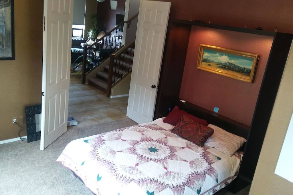 private room on main floor.