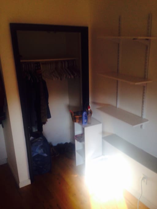Closet and selves to use as you please