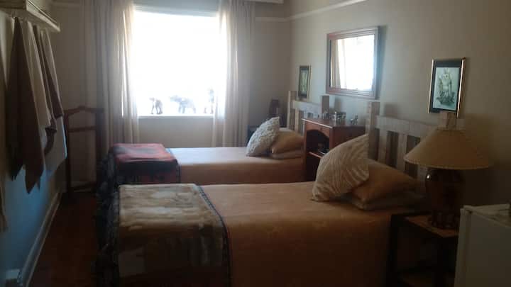 Habitación económica -afarias - camas individuales
