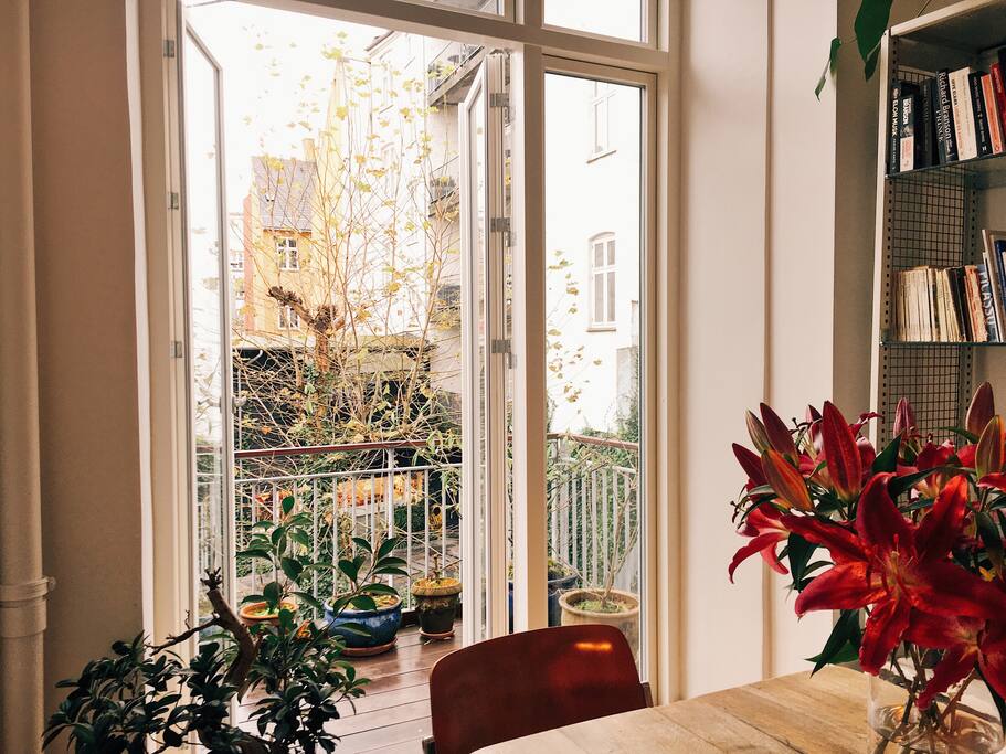 Balcony in the kitchen