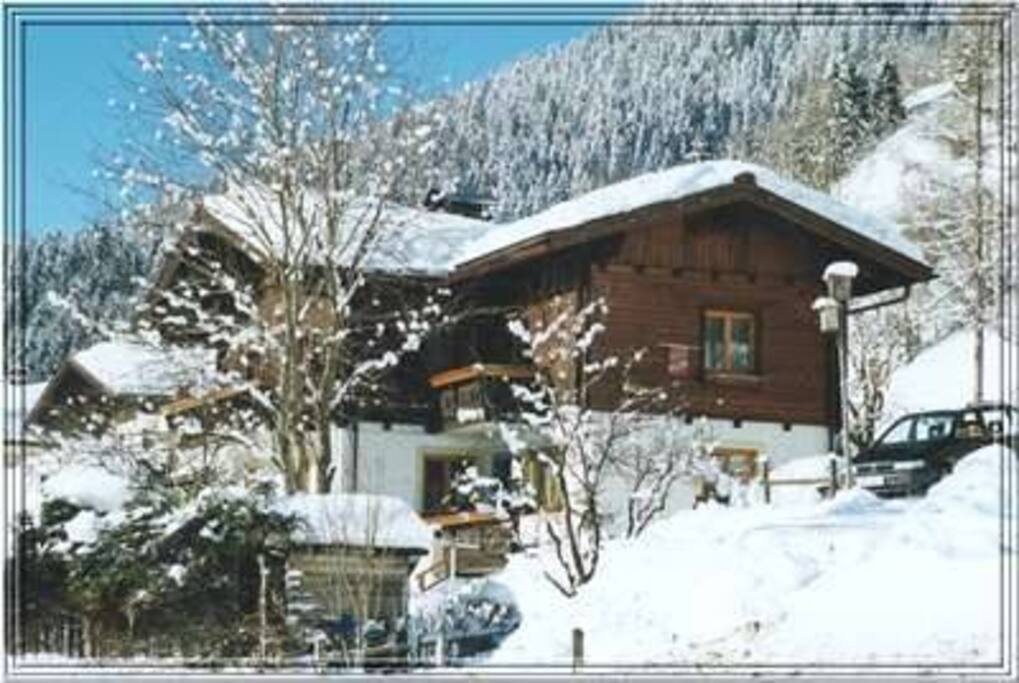 Haus Birkenwald im Winter