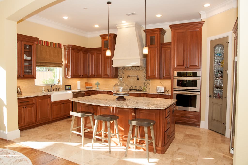 Large, inviting kitchen