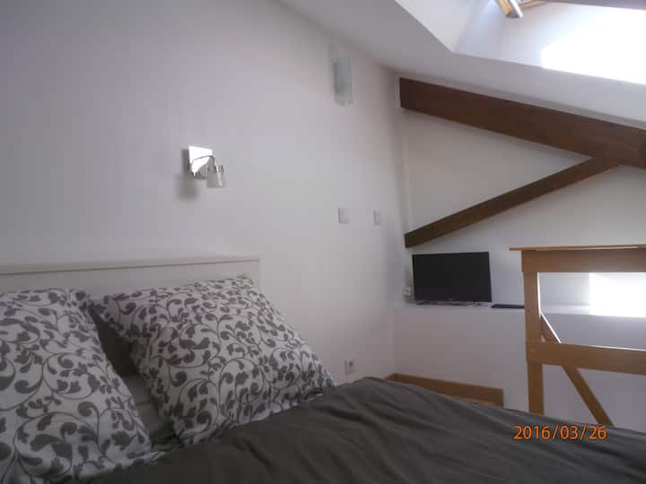 Studio central et calme