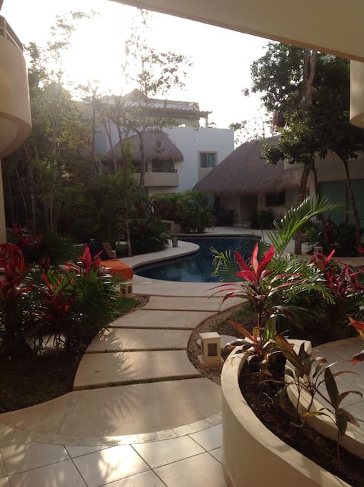 Side entrance to condo