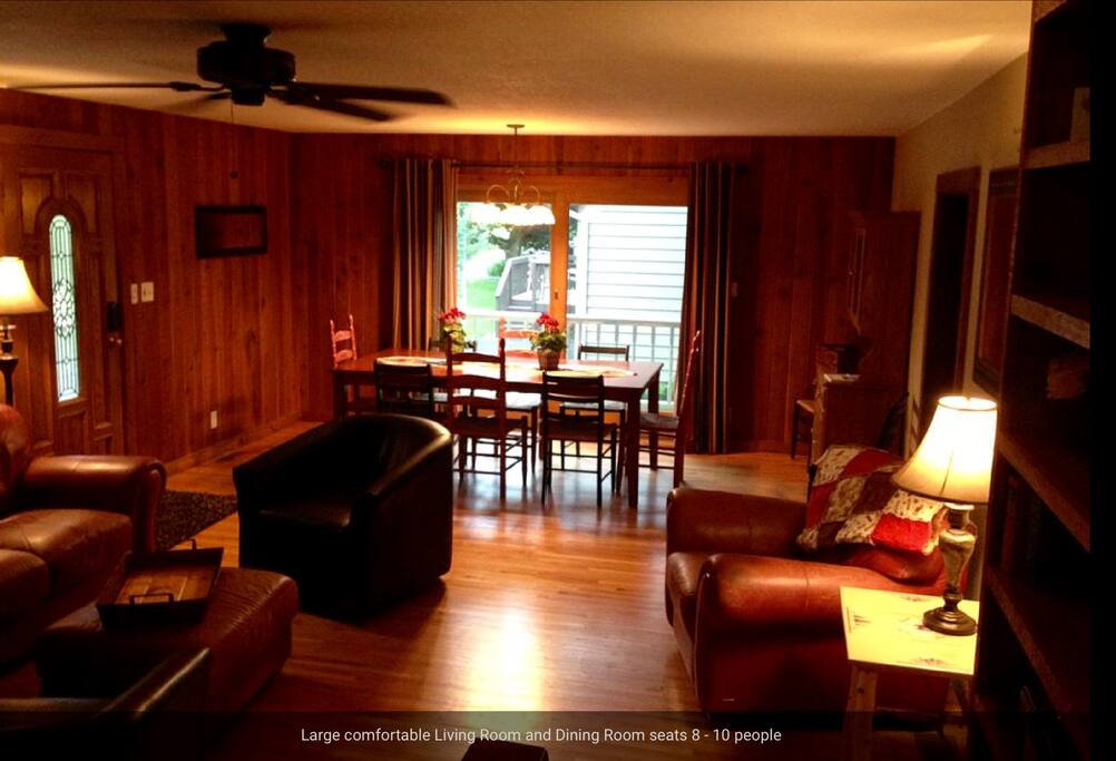Large comfortable Living Room and Dining Room
