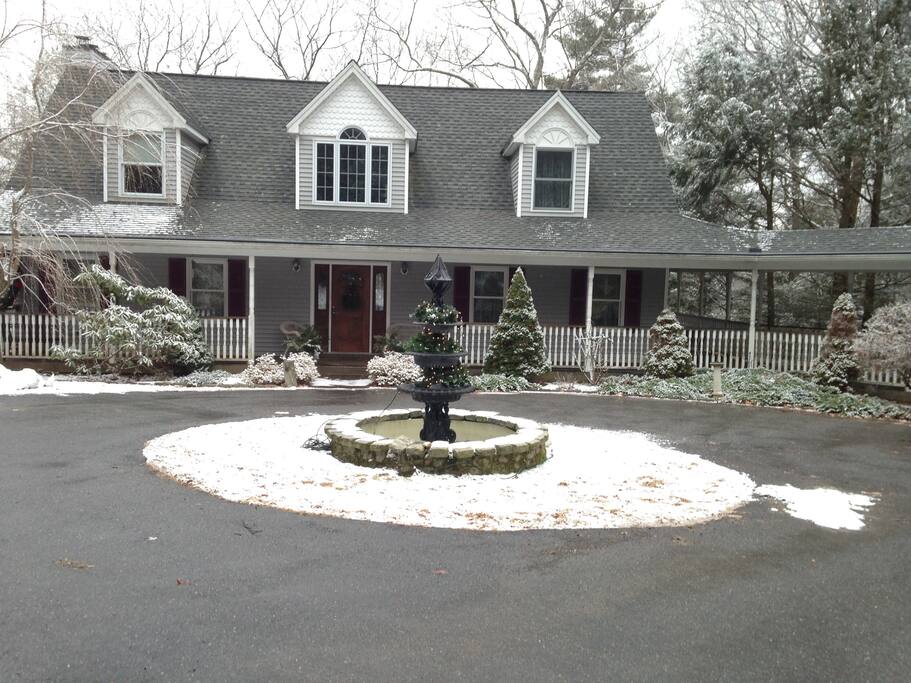 a peaceful winter day