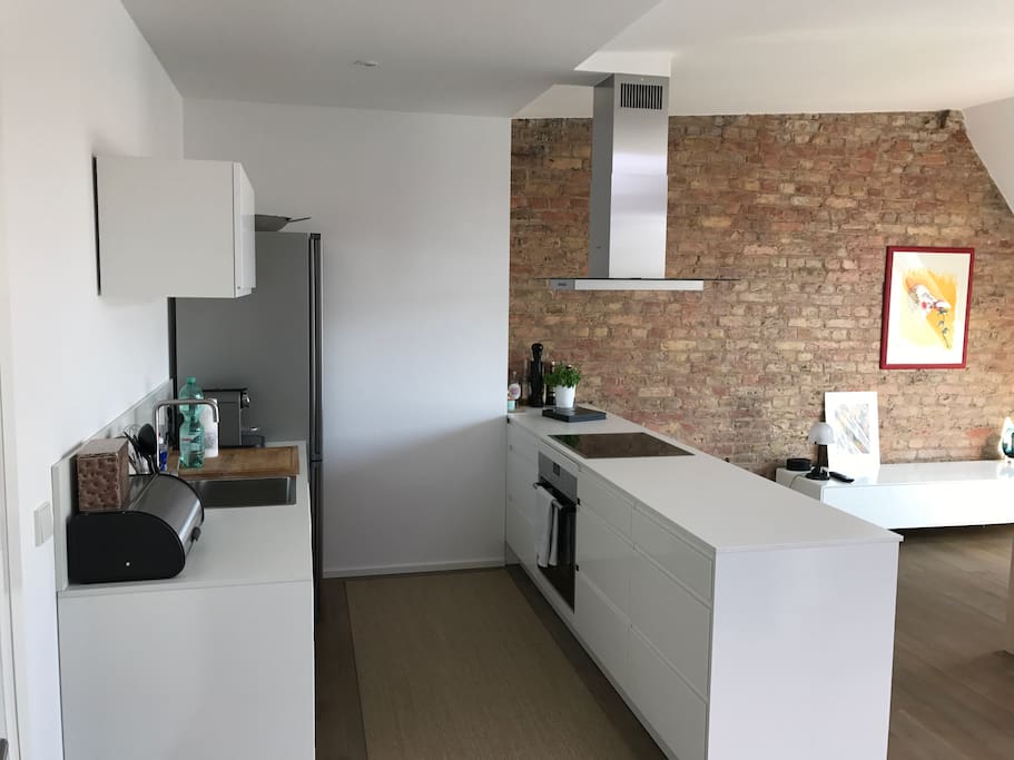 Open kitchen space