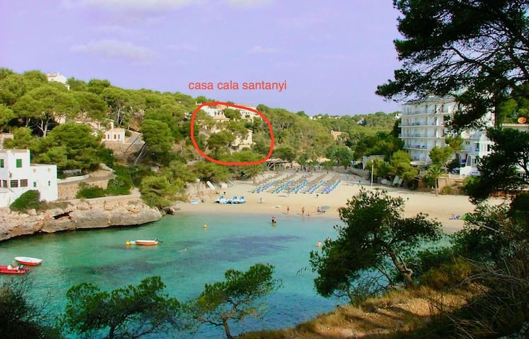 CASA CALA SANTAYI , ACCESO PRIVADO A LA PLAYA