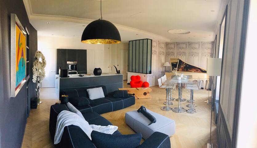 Luxury Haussmanian Appt 115m2 – Central LYON
