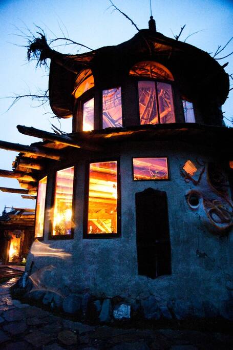Twilight in the Garden House