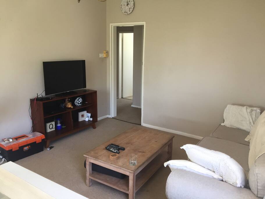Main living area & TV