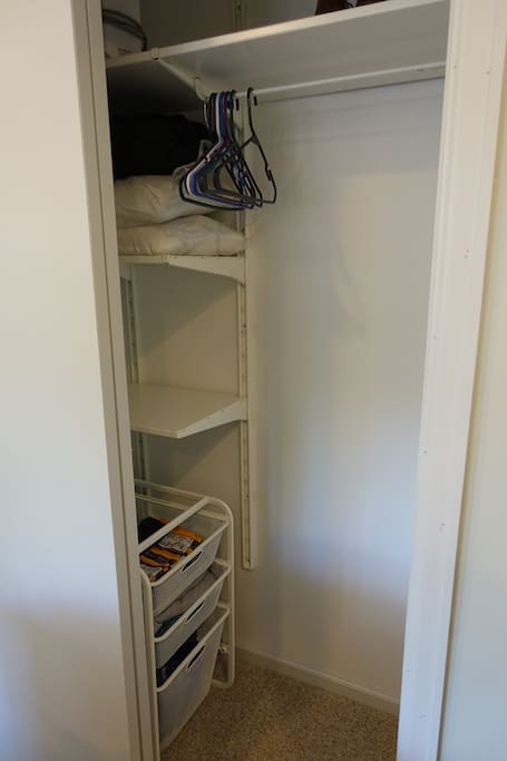 Plenty of closet space.