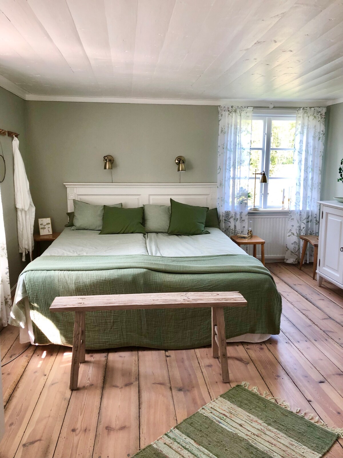 ห้องนอน 1 พร้อมเตียงคู่