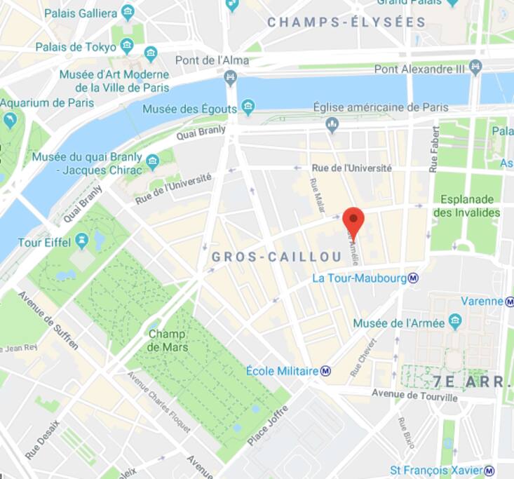 Map screenshot of the neighborhood