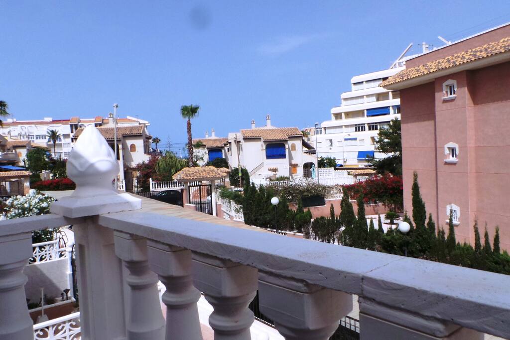View from the balcony of the main bedroom.