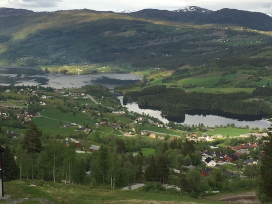 Great view from the cabin!