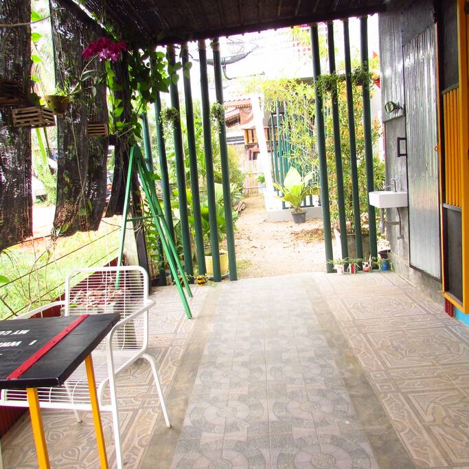 The coffee shop inside