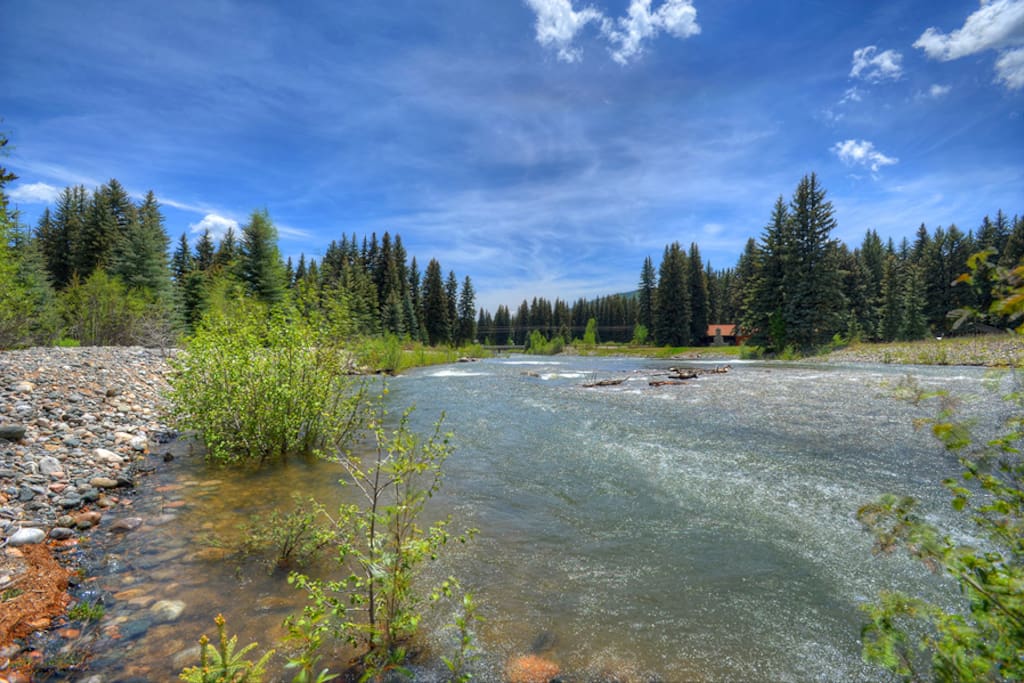 Vallecito Creek Cabin vacation rental Durango Bayfield Colorado riverfront