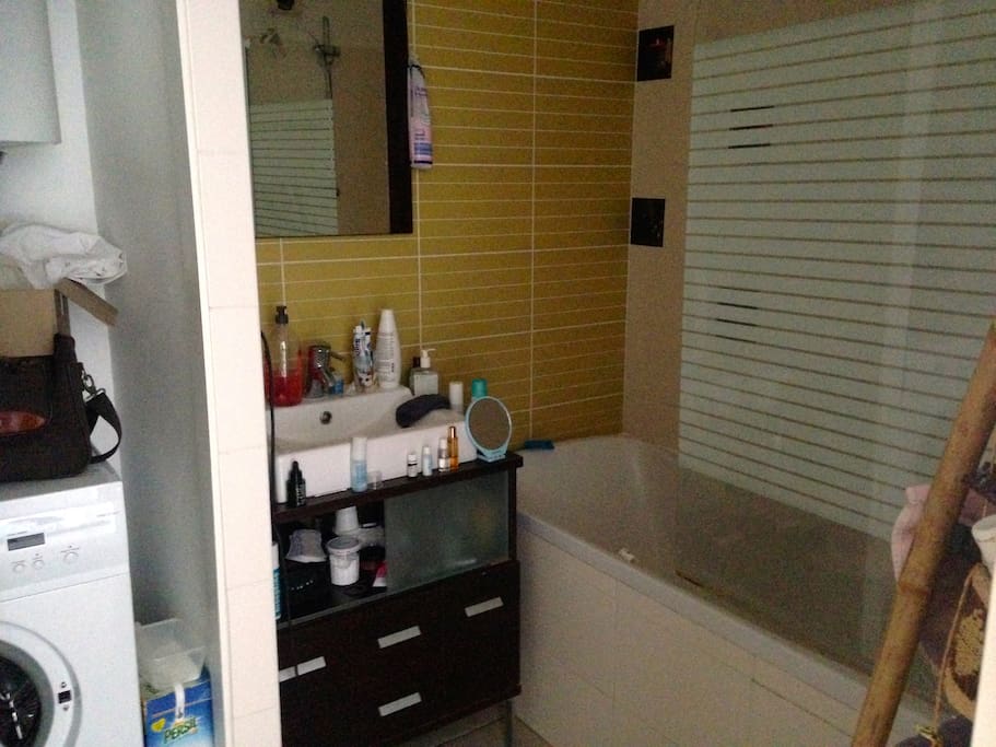 salle de bain équipée