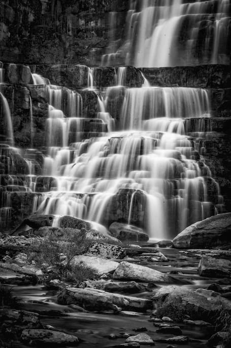 Chittenango Falls, front yard. This photo was professionally taken by 1 of my guests, Patrick Corrigan.