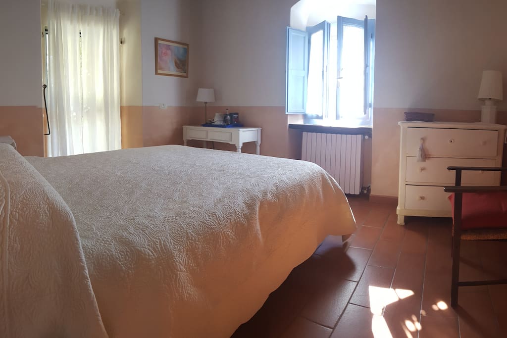 Light filled bedroom
