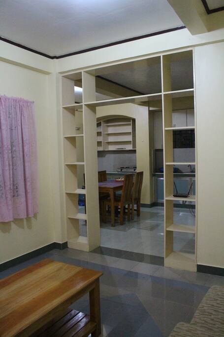 dining area, kitchen...