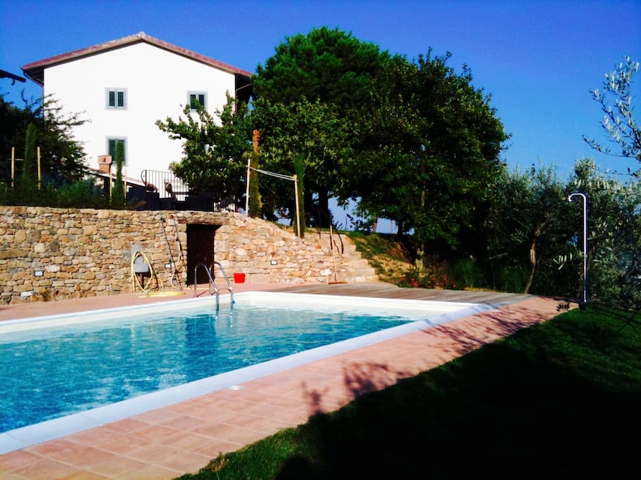 Pool and part of the house