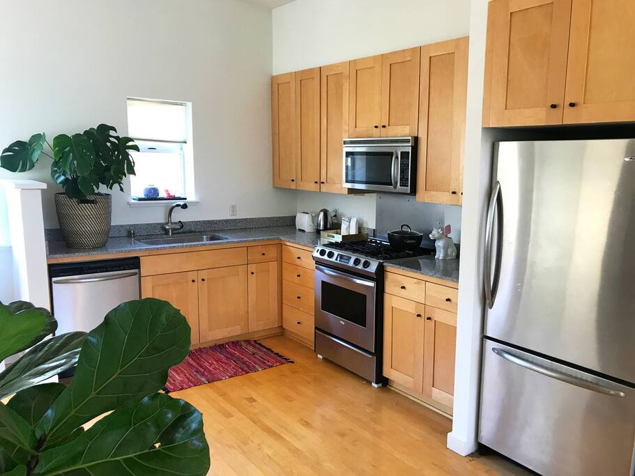 The kitchen. You are very welcome to cook and use the fridge of course.