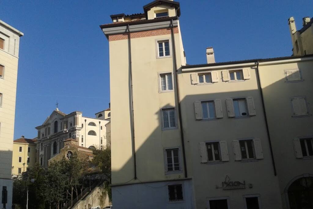 beside the church maria maggiore