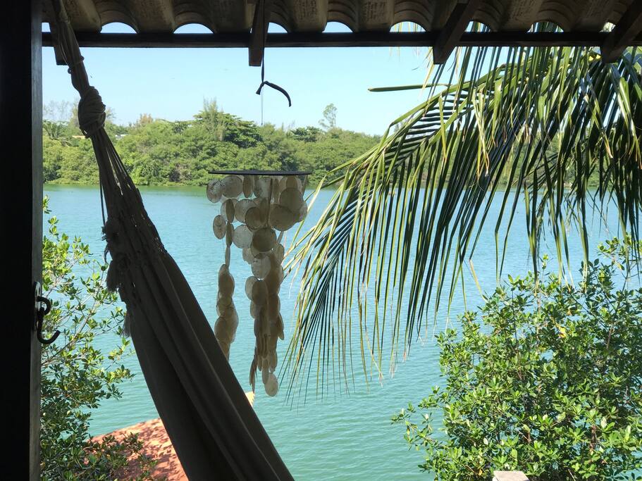 Vista da varanda da suíte
