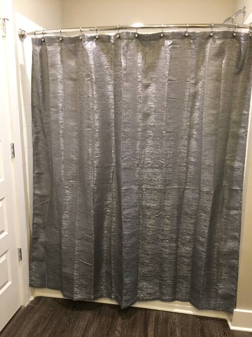 Full tub and shower