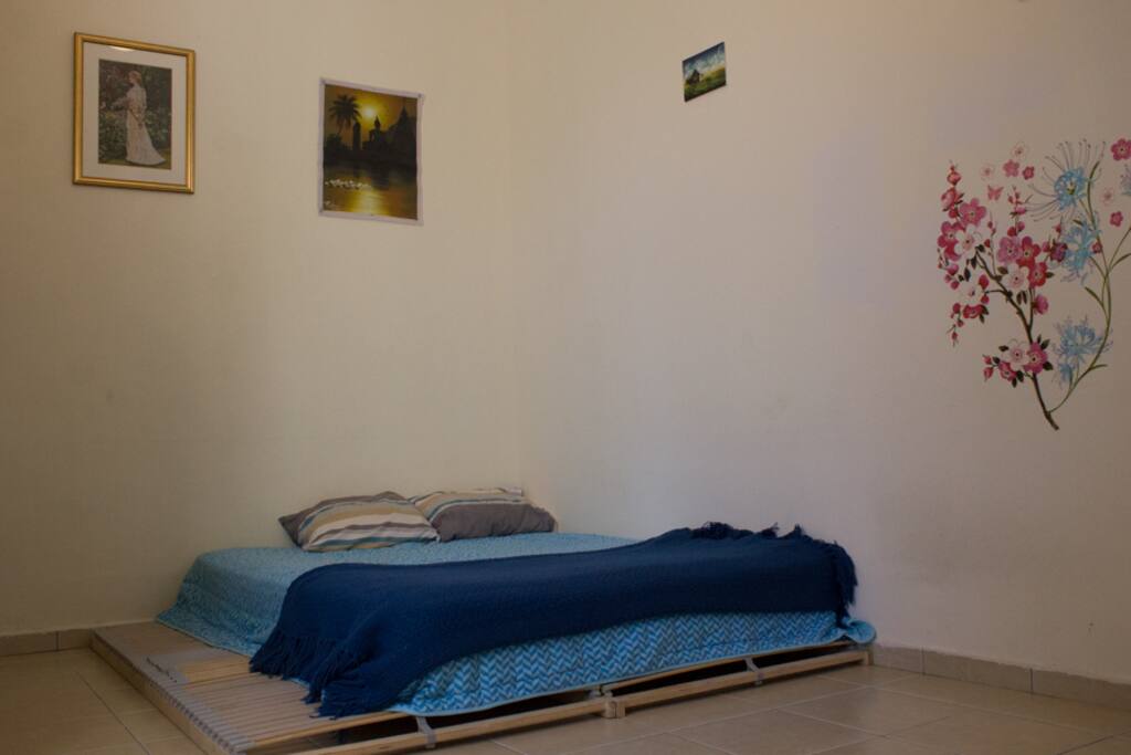 Your bed!