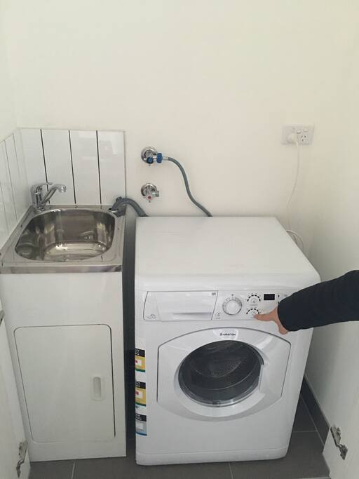 Wash and dry combo washing machine