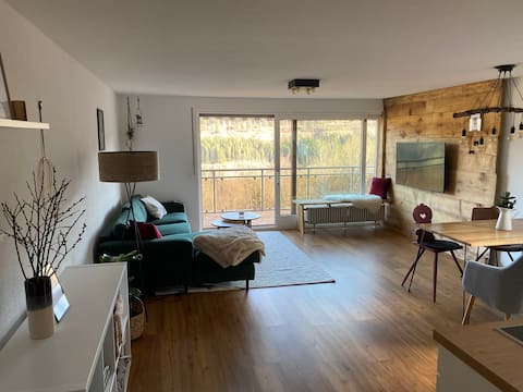Popular Airbnb listing: Waldglück - Apartment on Lake Titisee with lake view in Hinterzarten