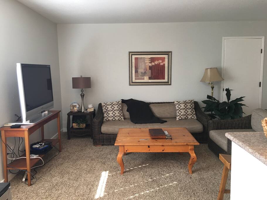 Apple TV in living room