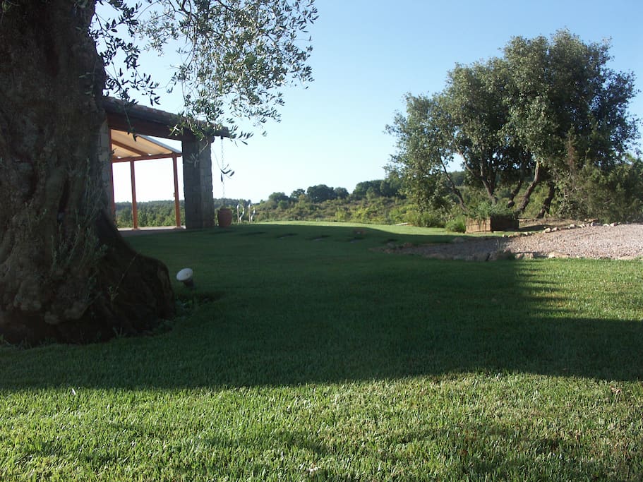 Ingresso alla casa dal parcheggio