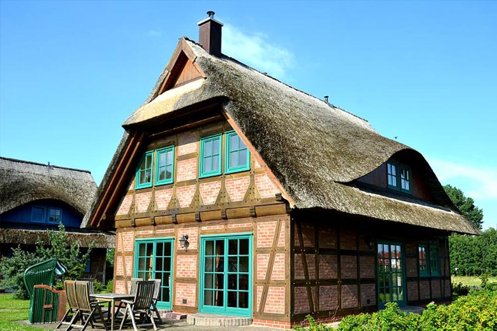Hausansicht Fachwerkhäuser in Gager Haus "Menke"