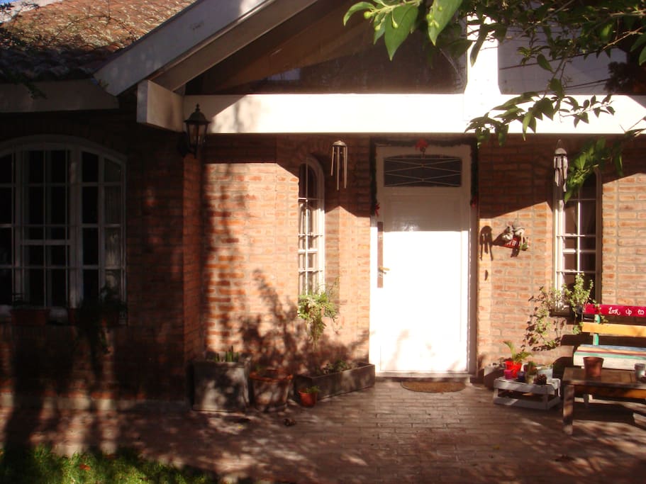 Entrada principal a la casa