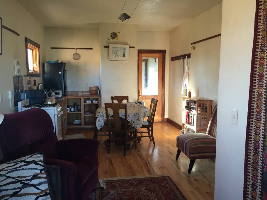 Kitchen and living room
