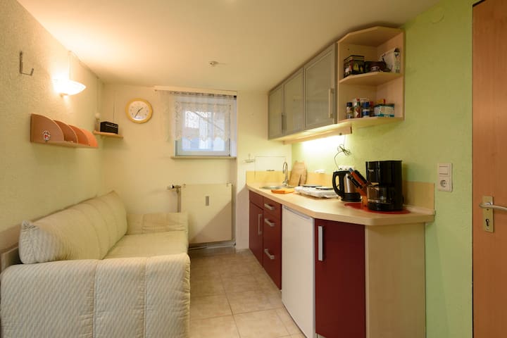 Am Tannenhof Ferienwohnungen (Konstanz), Ferienwohnung im Untergeschoss