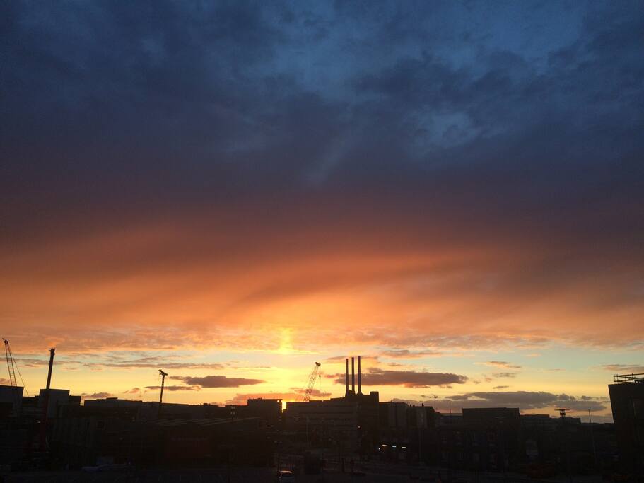 Sunset at Nordhavn.