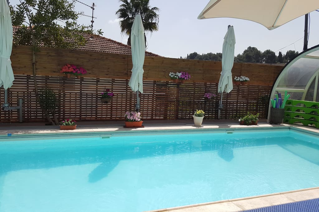 pool at day time-
roof open