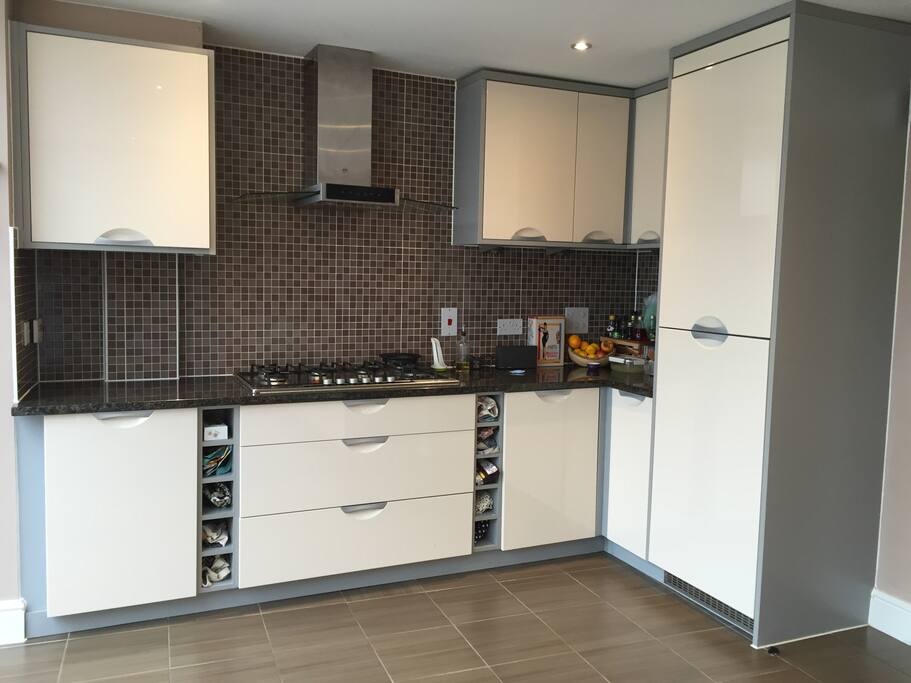 Kitchen with lots of cupboard space