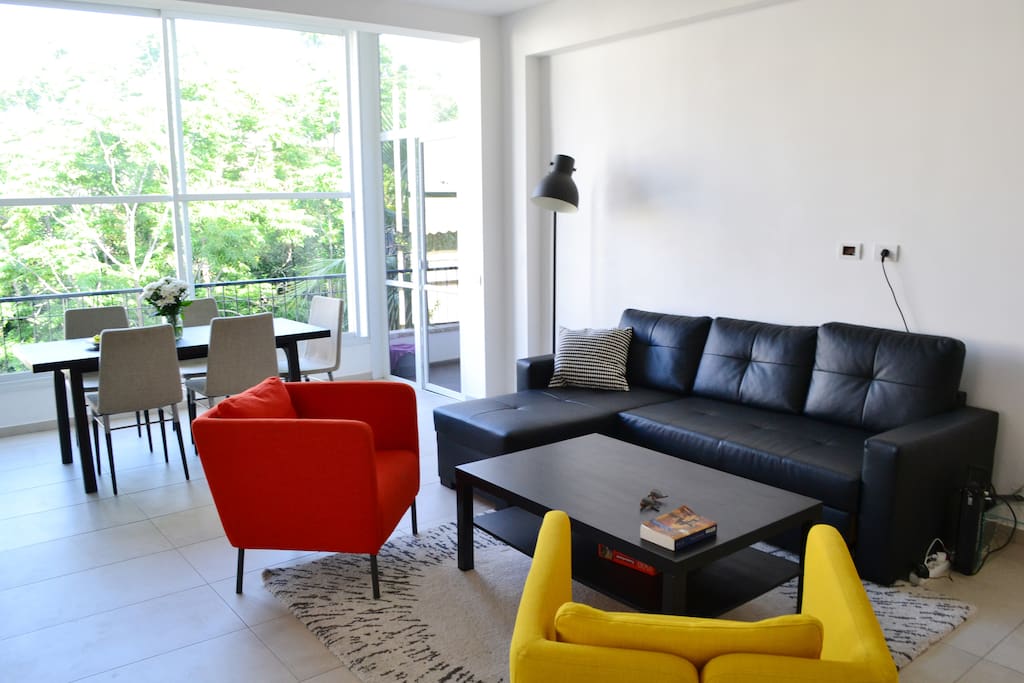 Very spacious and design living room