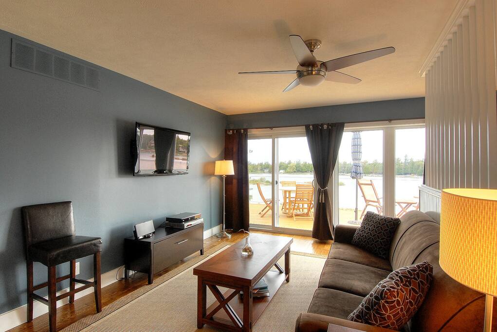 Living Area with Access to the Deck