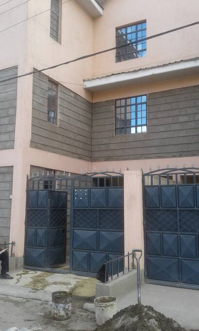 The exterior of shammlei homes.