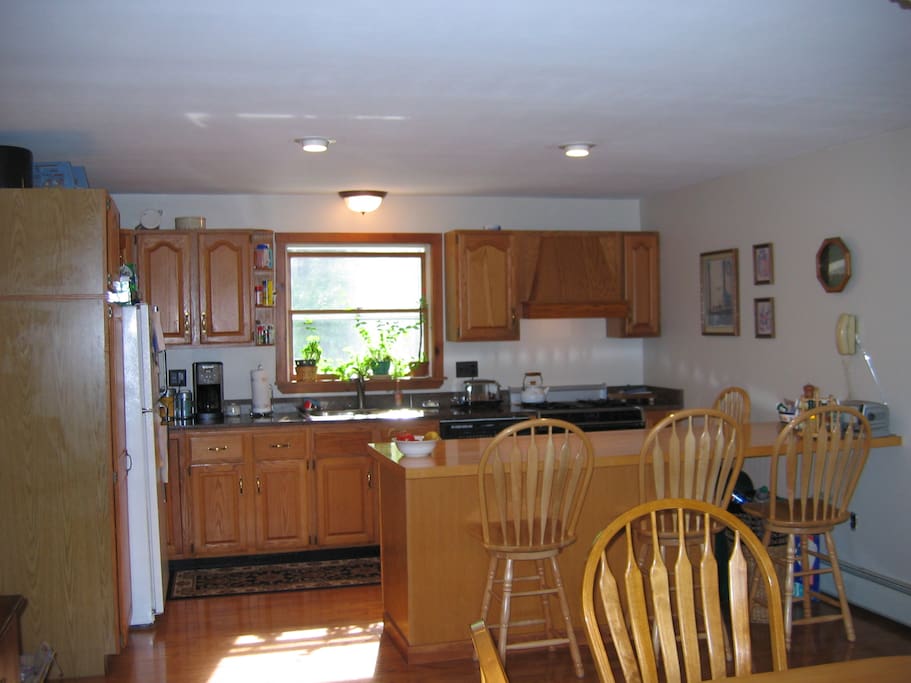 Kitchen and breakfast bar