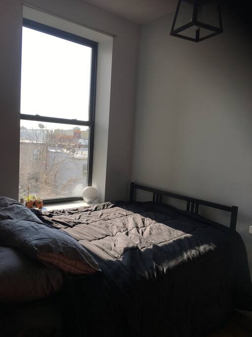Plenty of sun in the bedroom