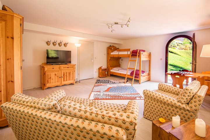 The 'Kids Living Room' with exterior entrance