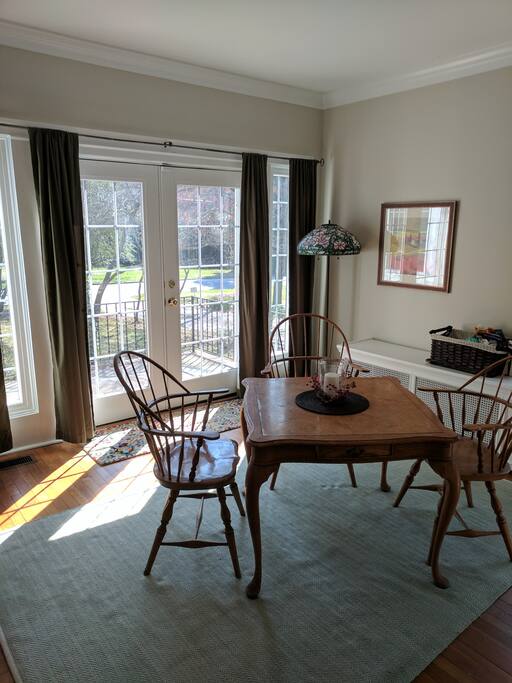 Front room looking out to the yard
